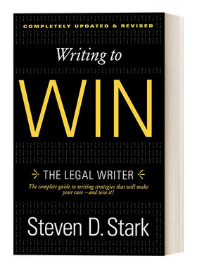 英文原版 Writing to Win 写作致胜 法律写作指南 律师文书 前哈佛大学法学院讲师Steven D. Stark 英文版 进口英语原版书籍