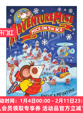 英文原版 Adventuremice Mice on the Ice 冒险老鼠佩德罗3 儿童插画故事书 英文版 进口英语原版书籍