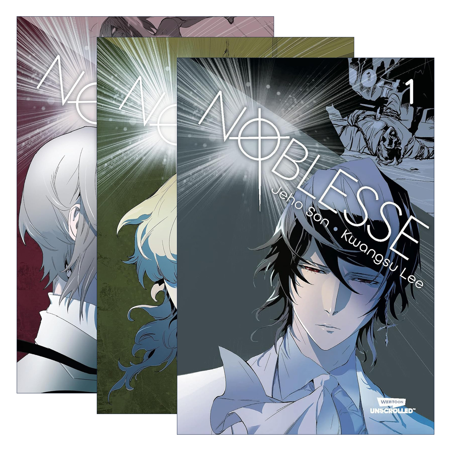 英文原版 Noblesse 大贵族系列3册 韩国奇幻漫画 孙齐皓 英文版 进口英语原版书籍