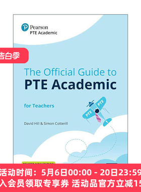 英文原版 Official Guide to PTE Academic for Teachers 官方指南PTE A教师在线实践和资源包 纸质书+在线资源+线上练习 英文版