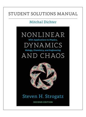 英文原版 Student Solutions Manual for Nonlinear Dynamics and Chaos 非线性动力学与混沌 第二版 学生解题手册 进口英语书籍
