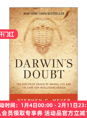 英文原版 Darwin's Doubt 达尔文的疑问 动物生命的爆发性起源与智能设计 剑桥大学博士Stephen C. Meyer 英文版进口英语原版书籍