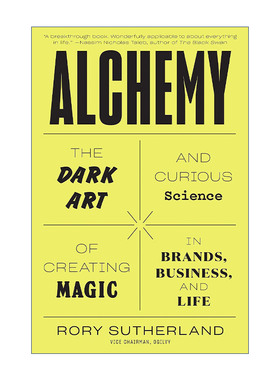 创意有魔力  英文原版 Alchemy 如何想出好点子 奥美集团 品牌策略师Rory Sutherland 英文版 进口英语原版书籍