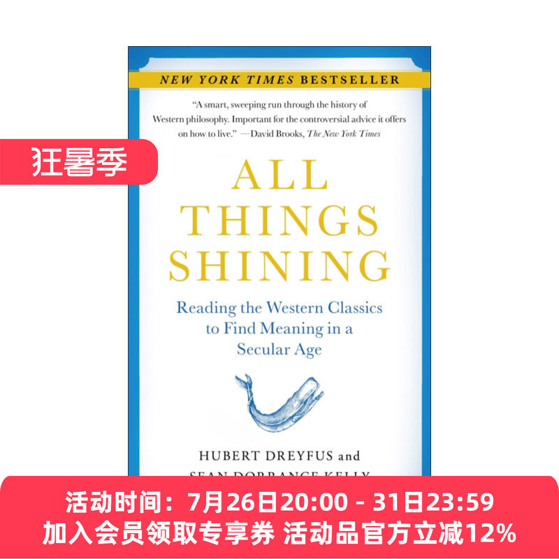 英文原版 All Things Shining 万物闪耀 在世俗时代过有价值的生活 加州大学教授Hubert Dreyfus 英文版 进口英语原版书籍