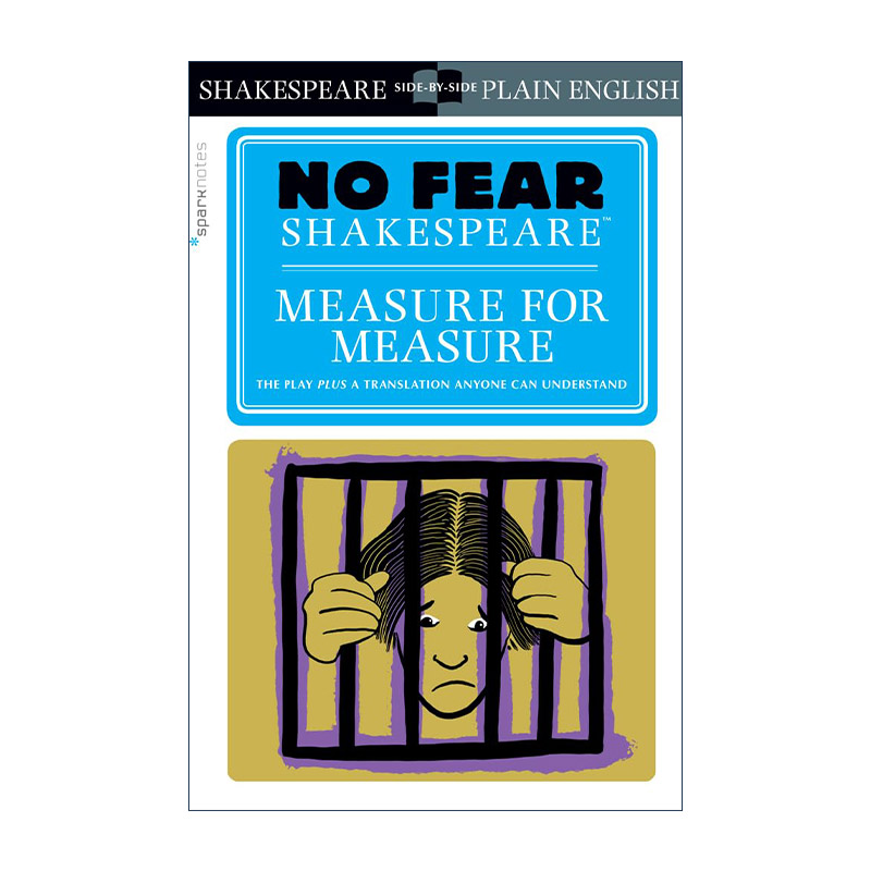英文原版 Measure for Measure No Fear Shakespeare 别怕莎士比亚 以牙还牙 英文版 进口英语原版书籍