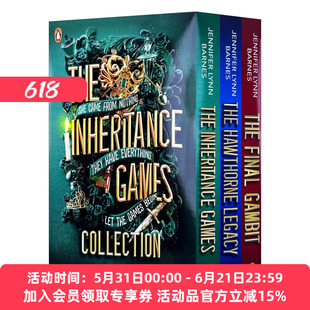 英文原版 Inheritance Games 3-book Set 遗产游戏3册套装 Jennifer Lynn Barnes畅销悬疑系列 英文版 进口英语原版书籍