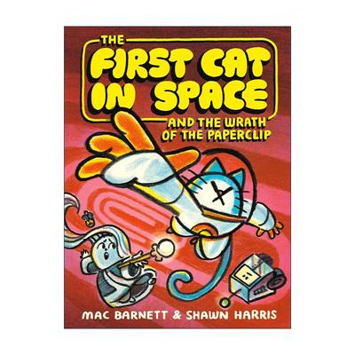 英文原版 The First Cat in Space and the Wrath of the Paperclip 第一只太空猫和回形针之怒 精装全彩漫画进口英语原版书籍