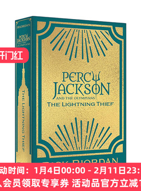 英文原版 Percy Jackson and the Olympians The Lightning Thief Deluxe Collector's Edition 波西杰克逊与奥林匹斯1 进口书籍