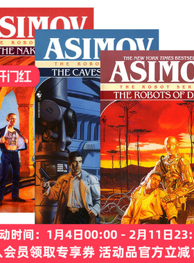 英文原版 The Robot Series 以利亚·贝莱三部曲 科幻大师艾萨克·阿西莫夫机器人系列 3册 Isaac Asimov 英文版 进口英语原版书籍