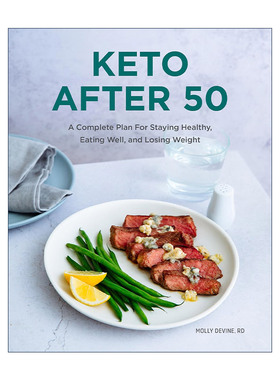 英文原版 Keto After 50 50岁后的生酮饮食指南 健康美味食谱 减肥 注册营养师Molly Devine 英文版 进口英语原版书籍
