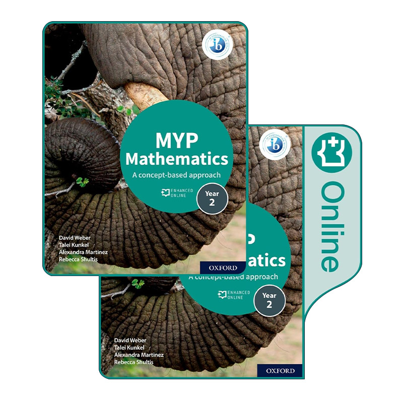 英文原版 IB MYP Mathematics 2 Print And Enhanced Online Course Book Pack 牛津IB国际文凭中学教材 数学2 进口英语原版书籍