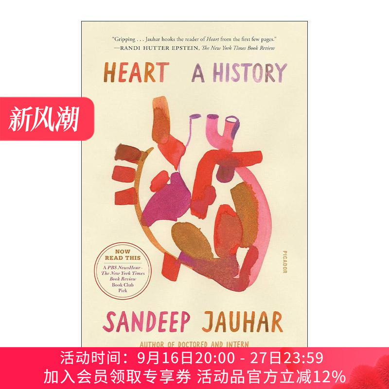 英文原版 Heart 心脏简史 美国心脏病学专家Sandeep Jauhar 英文版 进口英语原版书籍