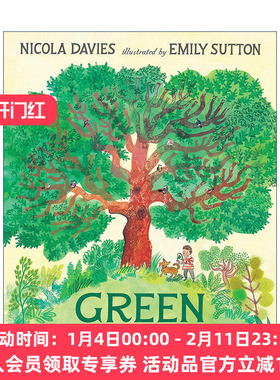 英文原版 Green The Story of Plant Life on Our Planet 地球上的绿色生命 儿童自然科学科普百科精装绘本 英文版 进口英语书籍