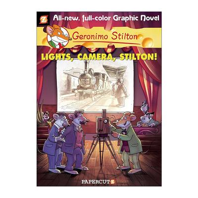 英文原版 Geronimo Stilton Graphic Novels #16 老鼠记者漫画卷16 精装全彩版 英文版 进口英语原版书籍