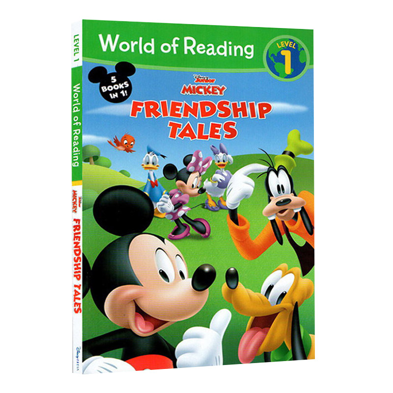 英文原版 World of Reading Disney Junior Mickey Friendship Tales 迪斯尼阅读世界 米奇故事合集 英文版