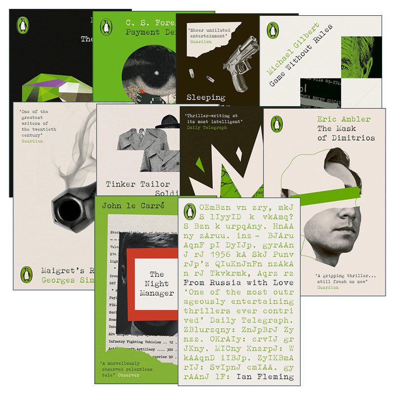 英文原版 Penguin Modern Classics – Crime & Espionage 企鹅犯罪经典系列10册 俄罗斯之爱 夜班经理 英文版 进口英语原版书籍