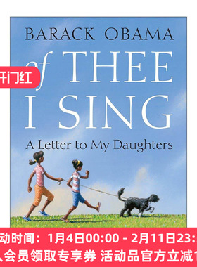英文原版 Of Thee I Sing 赞美你 奥巴马给女儿的信 儿童精装绘本 玩具船去航行插画师洛伦·朗 英文版 进口英语原版书籍