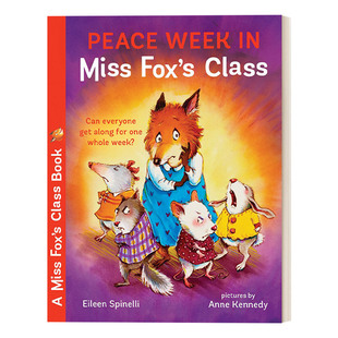 Week 书籍 进口英语原版 狐狸老师班上 绘本 Peace 那些事 Miss 英文版 英文原版 Fox’s 和平周 Class