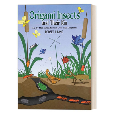 英文原版 Origami Insects 折纸昆虫 英文版 进口英语原版书籍