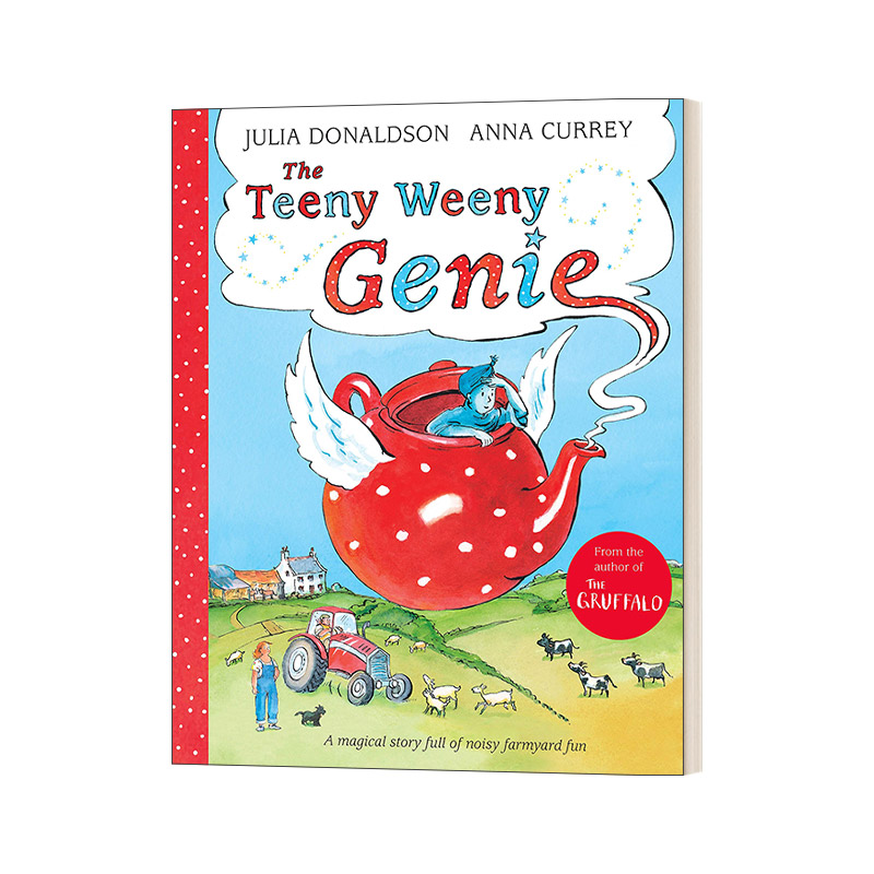 英文原版绘本 The Teeny Weeny Genie小小精灵英文版进口英语原版书籍