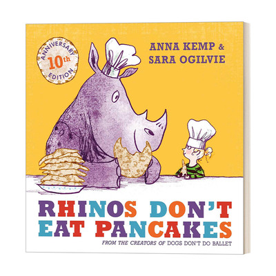 犀牛不吃煎饼 英文原版绘本 Rhinos Don'T Eat Pancakes 英文版 进口英语原版书籍