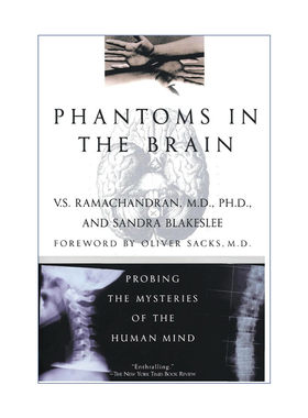 脑中魅影  英文原版 Phantoms in the Brain 神经科学的福尔摩斯V.S.拉马钱德兰 英文版 进口英语原版书籍