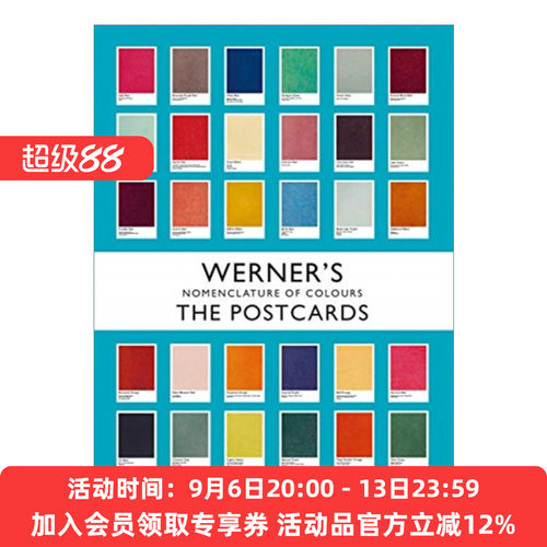 色卡明信片 英文原版 Werner's Nomenclature of Colours The Postcards 维尔纳色彩命名法 英文版 进口英语原版书籍
