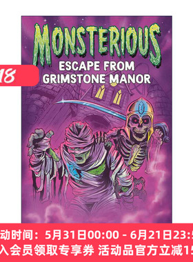 英文原版 Monsterious 01 Escape from Grimstone Manor 怪物系列1 逃离格林斯通庄园 儿童冒险小说 英文版 进口英语原版书籍