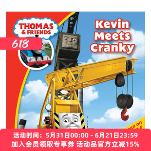 英文原版 Thomas & Friends Kevin Meets Cranky 托马斯和朋友们系列绘本 凯文遇见克兰奇 托马斯小火车 英文版 进口英语原版书籍