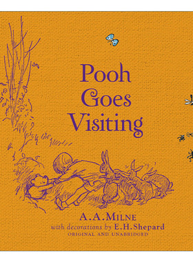 小熊维尼去做客 英文原版 Winnie-The-Pooh Pooh Goes Visiting小熊维尼精装彩色插画故事书 A.A.米尔恩经典故事 英文版进口英语书