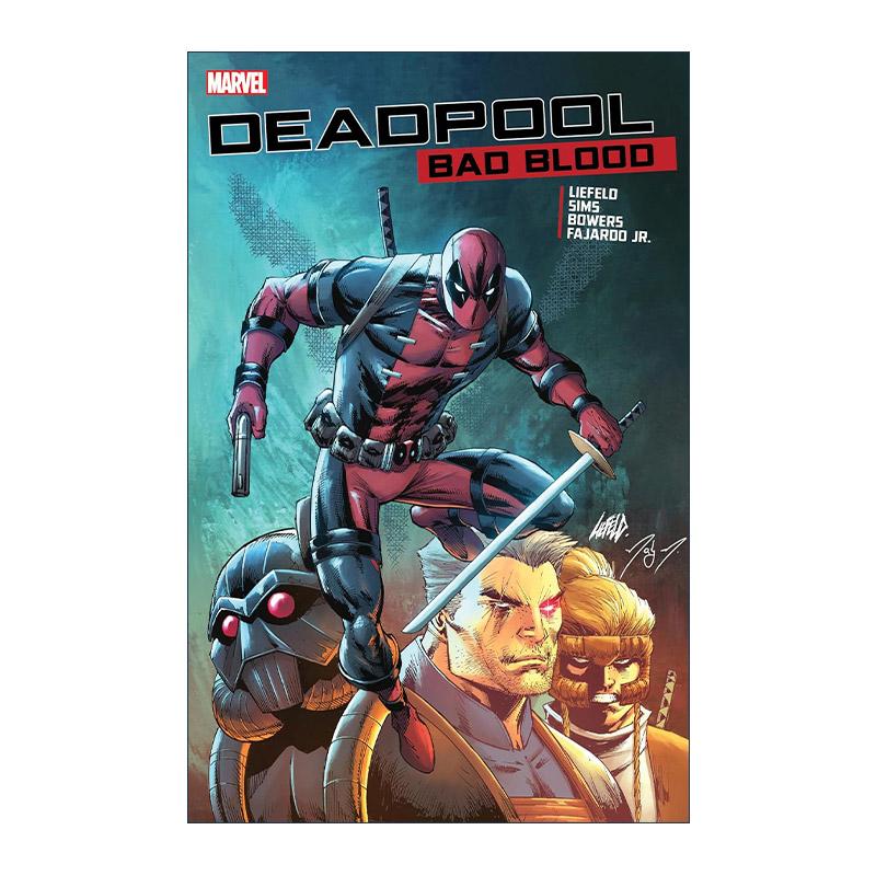 英文原版 Deadpool Bad Blood 死侍 坏血 漫威漫画 罗伯·莱菲尔德 英文版 进口英语原版书籍