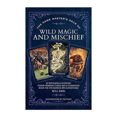 英文原版 The Game Master's Deck of Wild Magic and Mischief 游戏大师 野魔法与恶作剧 RPG探索冒险游戏 进口英语原版书籍