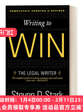 英文原版 Writing to Win 写作致胜 法律写作指南 律师文书 前哈佛大学法学院讲师Steven D. Stark 英文版 进口英语原版书籍