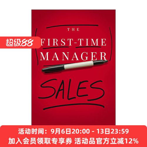 英文原版 The First-Time Manager Sales 第一次当经理之销售 英文版 进口英语原版书籍
