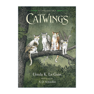 长翅膀的猫  英文原版小说 Catwings 厄休拉勒古恩 地海传奇作者 英文版 进口英语原版书籍