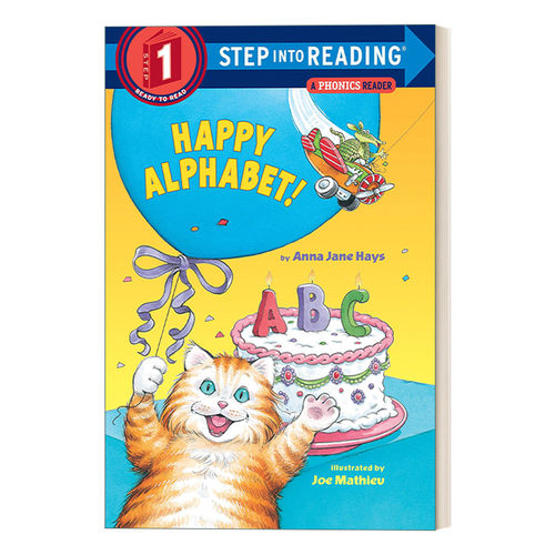快乐的字母 英文原版 Step into Reading 1 - Happy Alphabet A Phonics Read 英文版 进口英语原版书籍