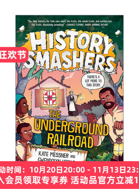 英文原版 History Smashers The Underground Railroad 历史粉碎机系列 地下铁路 儿童科普百科 英文版 进口英语原版书籍