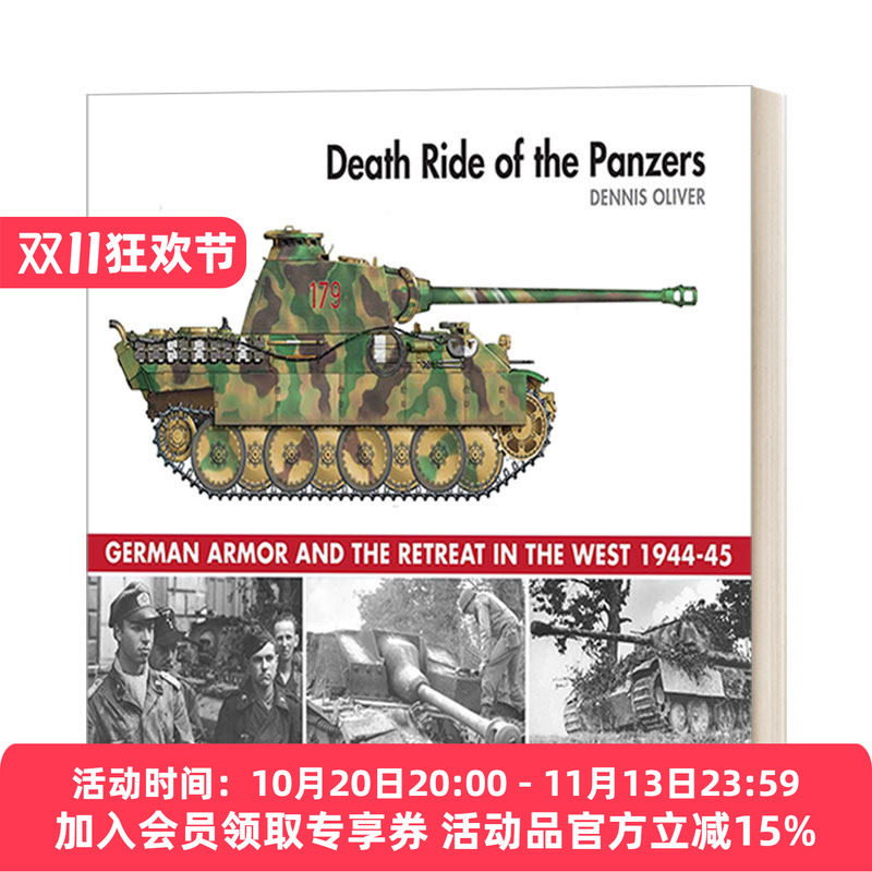 装甲部队战争之旅 英文原版 Death Ride of the Panzers 美国国家档案馆及个人收藏图像收录 英文版 进口英语原版书籍