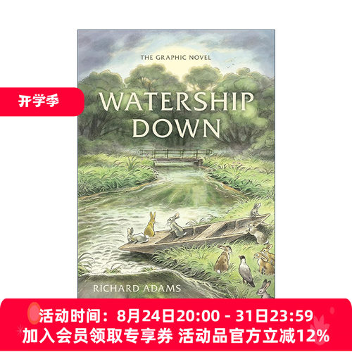 英文原版 Watership Down The Graphic Novel 兔子共和国 精装彩色漫画版 英文版 进口英语原版书籍