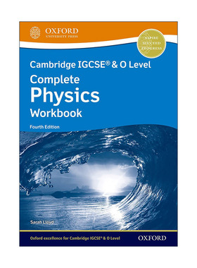 英文原版 New Cambridge IGCSE & O Level Complete Physics Workbook 牛津剑桥国际考试教材 物理练习册 第四版进口英语原版书籍