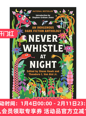 英文原版 Never Whistle at Night 晚上不要吹口哨 短篇恐怖小说选集 Shane Hawk 英文版 进口英语原版书籍