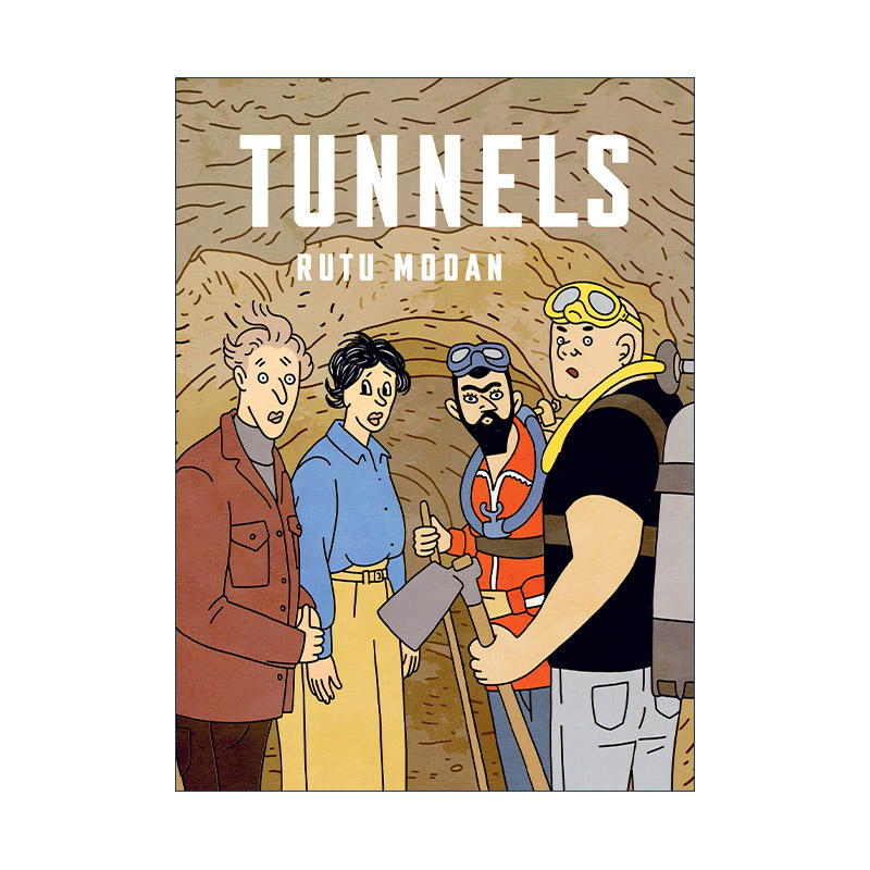 英文原版 Tunnels 隧道 精装漫画 露图·莫丹 英文版 进口英语原版书籍 书籍/杂志/报纸 漫画类原版书 原图主图