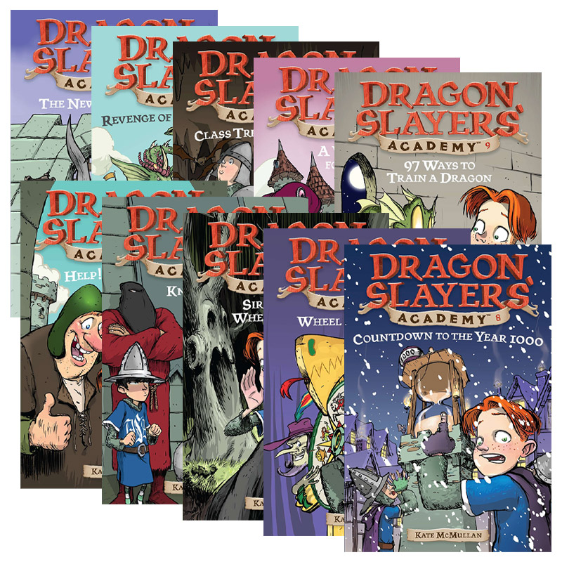 英文原版从前有条喷火龙