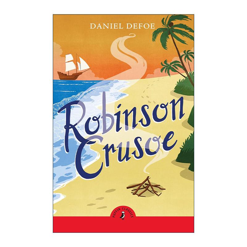 英文原版 Robinson Crusoe 鲁滨逊漂流记 丹尼尔·笛福 Puffin儿童经典系列 英文版 进口英语原版书籍