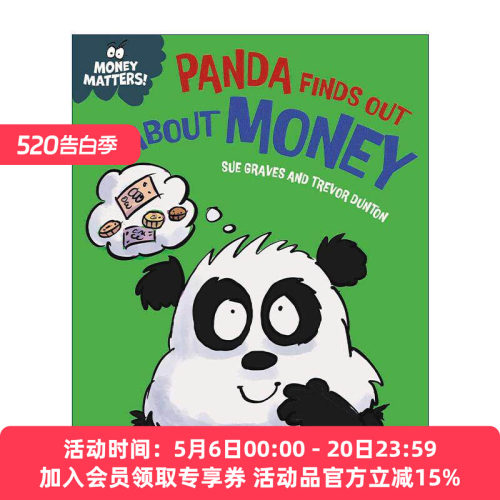 英文原版 Money Matters Panda Finds Out About Money 钱的问题 熊猫知道关于钱的知识 儿童财商教育科普绘本 进口英语原版书籍