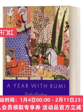 和鲁米在一起的一年 英文原版 A Year with Rumi 精装 Coleman Barks 英文版 进口英语原版书籍