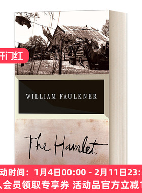 英文原版小说 The Hamlet Vintage International 村子 诺贝尔文学奖得主William Faulkner威廉福克纳 英文版 进口英语原版书籍