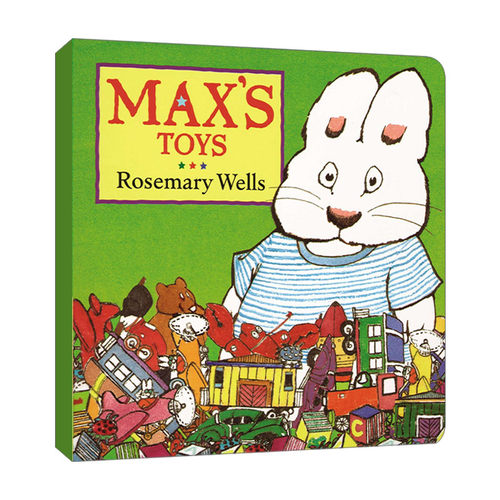 英文原版 Max's Toys Max and Ruby 小兔麦斯和露比系列 麦斯的玩具 儿童启蒙认知绘本 鹅妈妈童谣作者Rosemary Wells英文版进口书