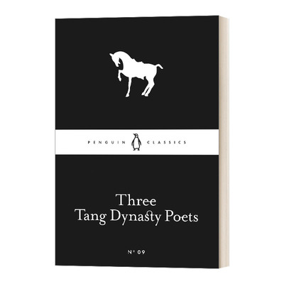 英文原版Three Tang Dynasty Poets 王维李白杜甫诗选 企鹅小黑书 英文版 进口英语原版书籍