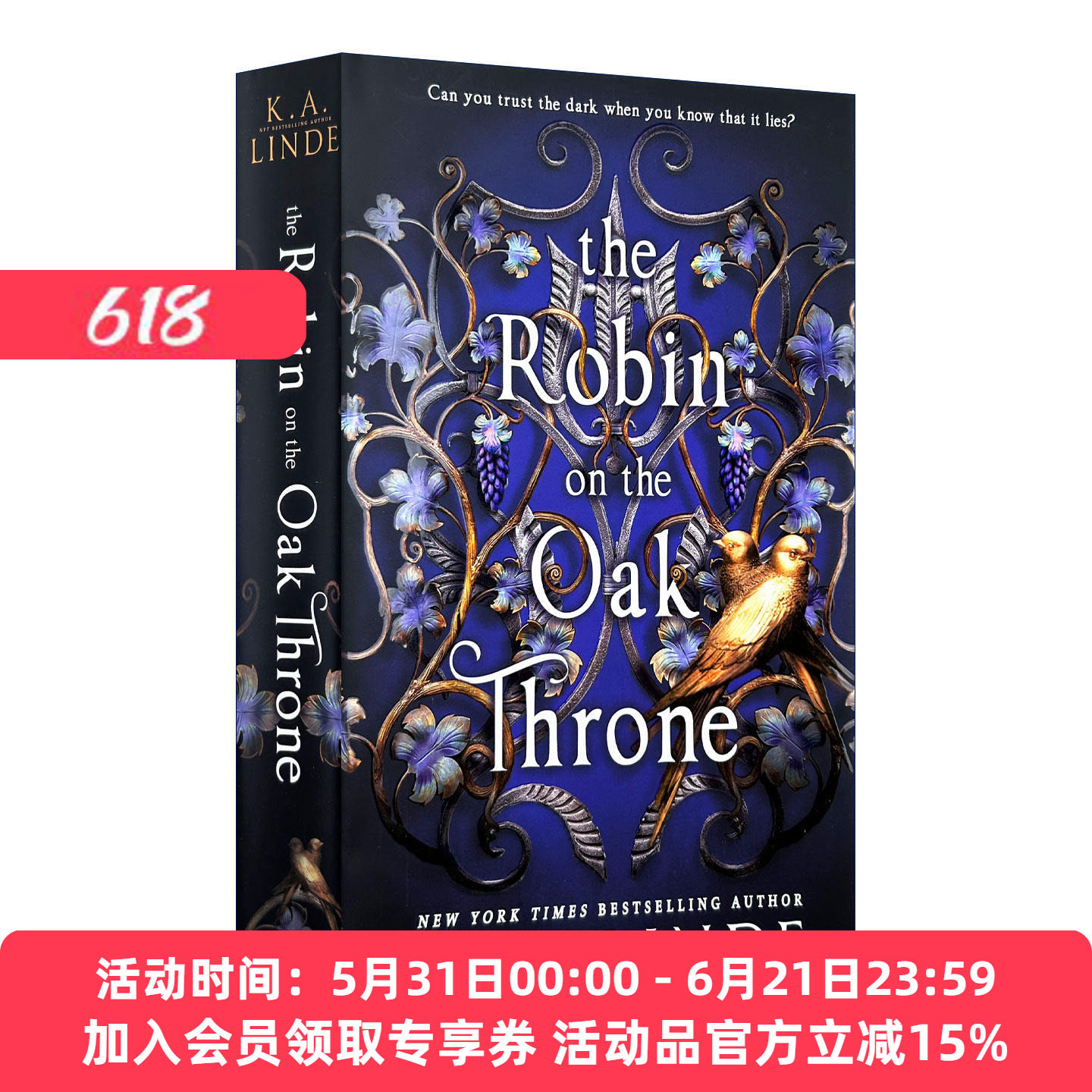 英文原版 The Robin on the Oak Throne 橡树王座上的知更鸟 精装刷边 奇幻小说 英文版 进口英语原版书籍